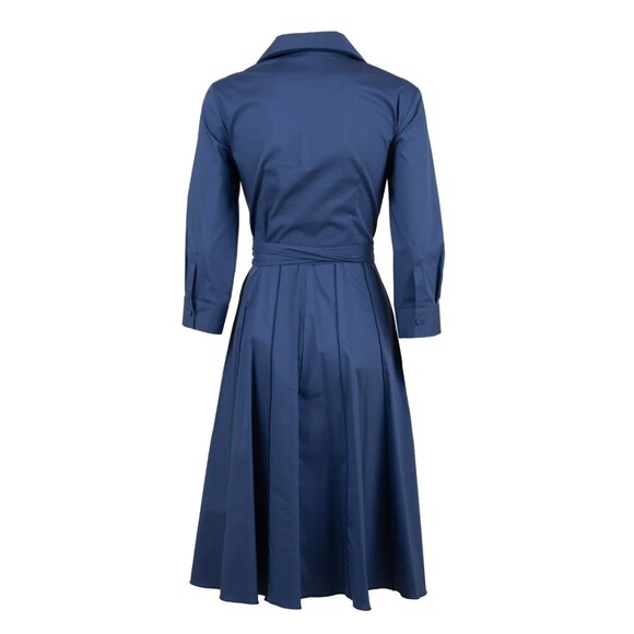 Jennifer Tattanelli Roosevelt Woman Dress in Blue, size 48 - Picture 2 of 8